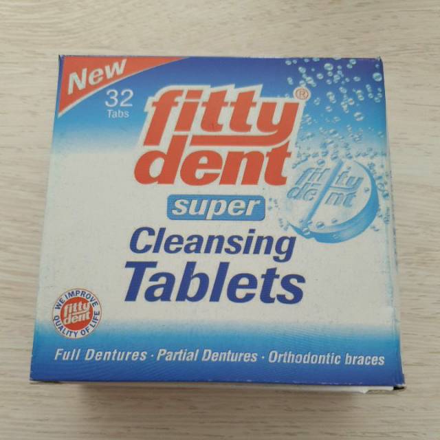 Fittydent cleansing tablet