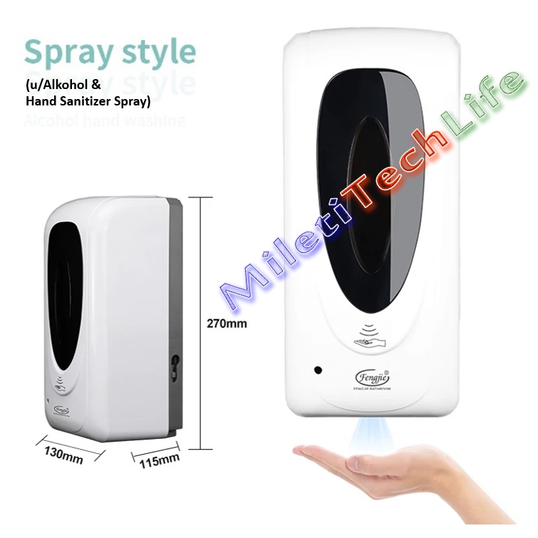 F1409i Automatic Soap Dispenser FOAM GEL SPRAY Hand Sanitizer Otomatis