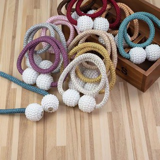 Tali Magnet Gorden Pengikat Hordeng Gorden Tirai Curtain Tie Rope Ball Rumah