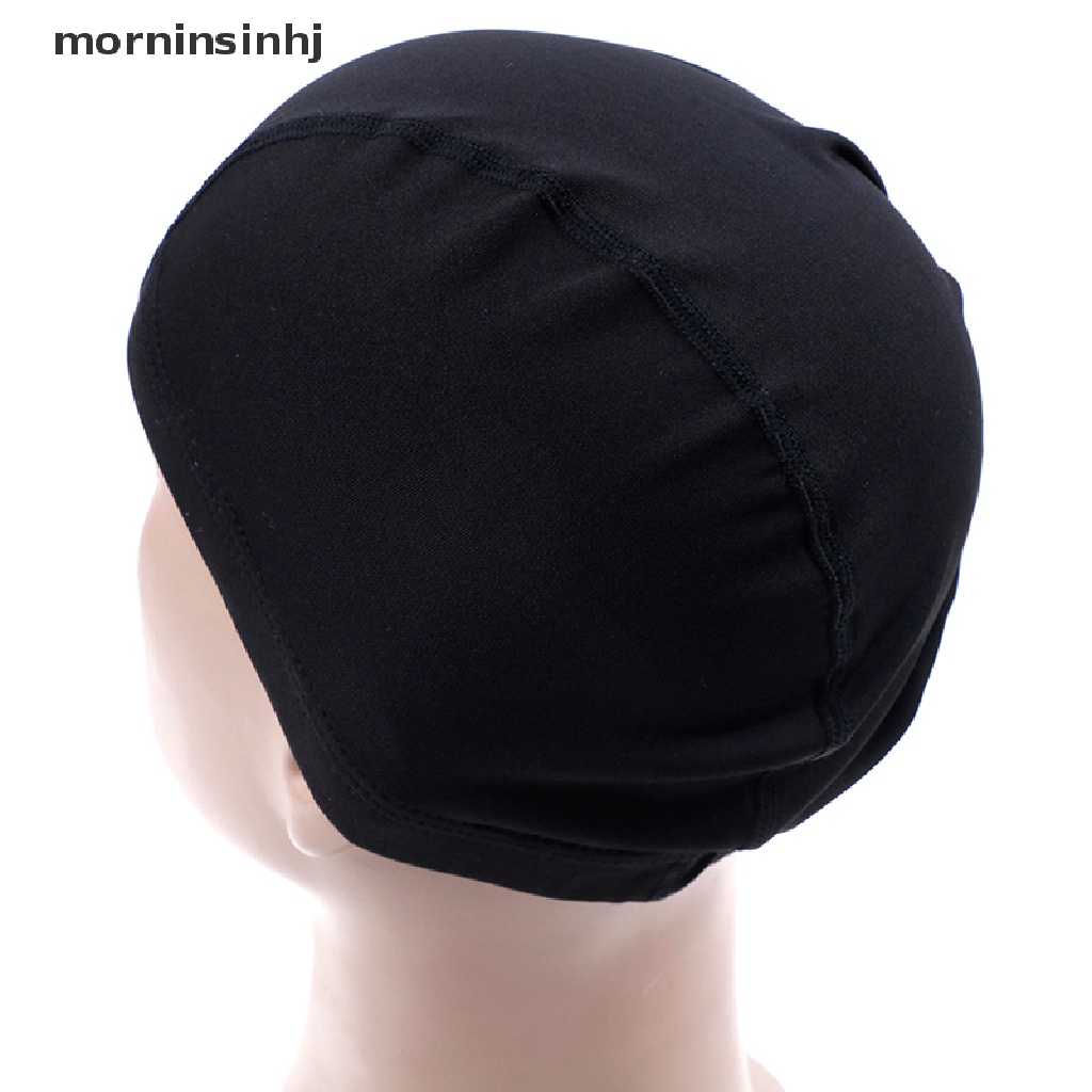 Mor Topi Jaring Lace Bahan Spandex Warna Hitam Untuk Wigrambut Palsu