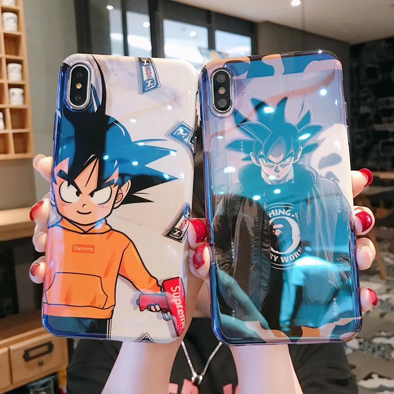 Casing Motif Dragon Bola Super Saiyan Untuk ( For iPhone 14/13/12/11 Pro Max XR XS MAX 7 8 PLUS X Ready  )