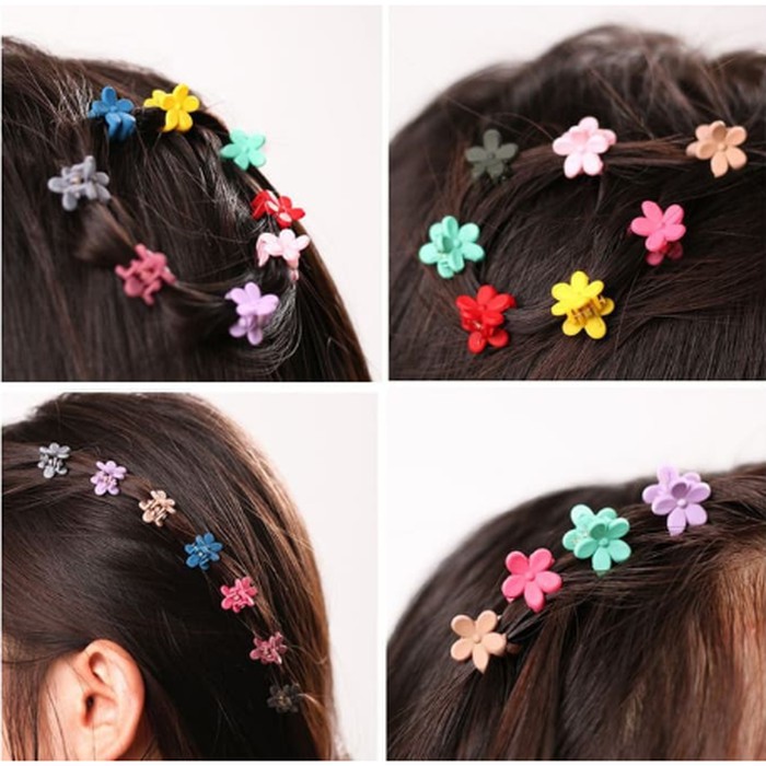 Jepit Rambut Bentuk Bunga Kecil untuk Anak Perempuan - JPAN-02