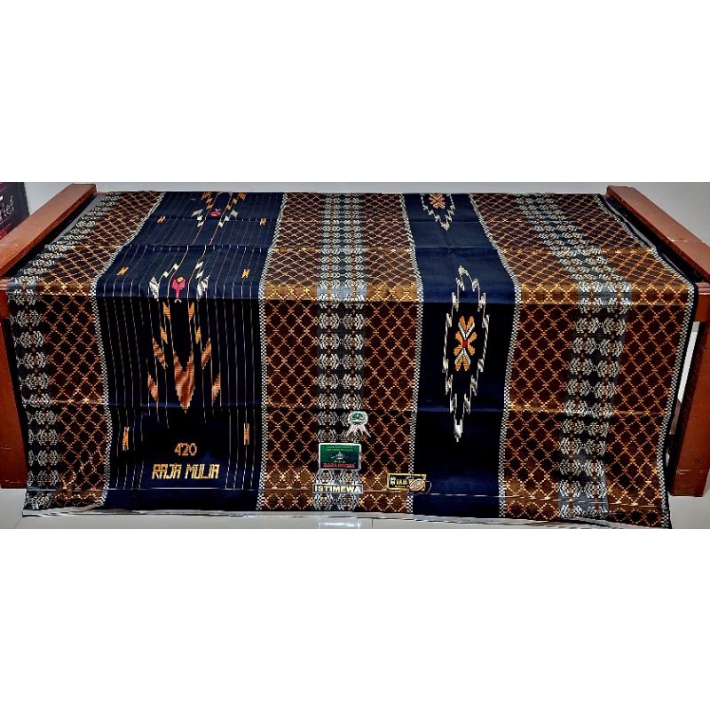 Sarung tenun sutra RAJA MULIA 420 EXCLUSIVE skelas tamer kamer bhs sge sgt lamiri lamiya hidayat