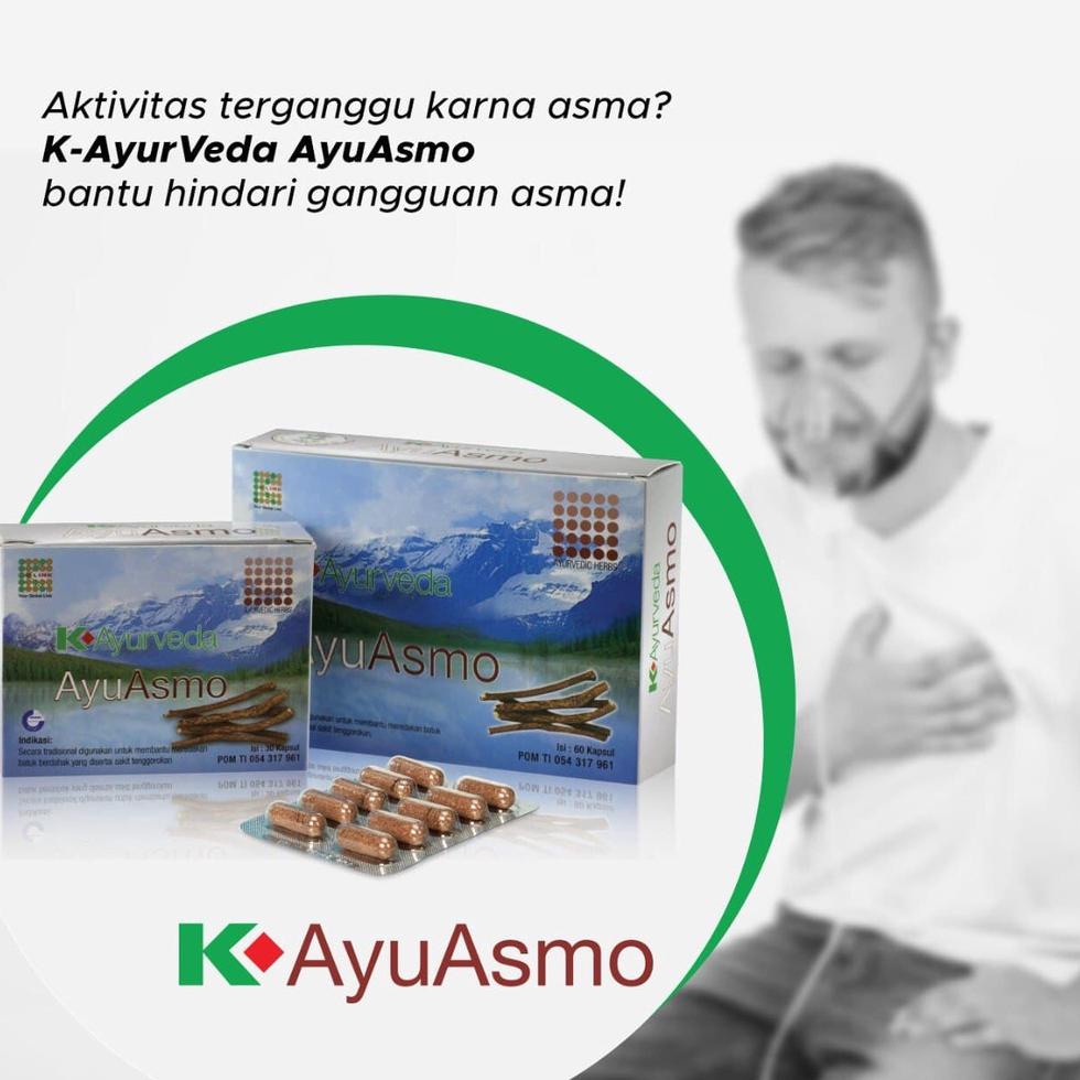 

9.9 Free Ongkir K Ayurveda Asmo K link Mengatasi Masalah Pernafasan 30 kapsul I KLINK MART ...,,