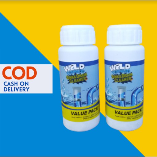 Anti mampet WILD TORNADO pembersih saluran Pipa Air Toilet WC Solusi Wastafel Dapur sumbat dan buntu
