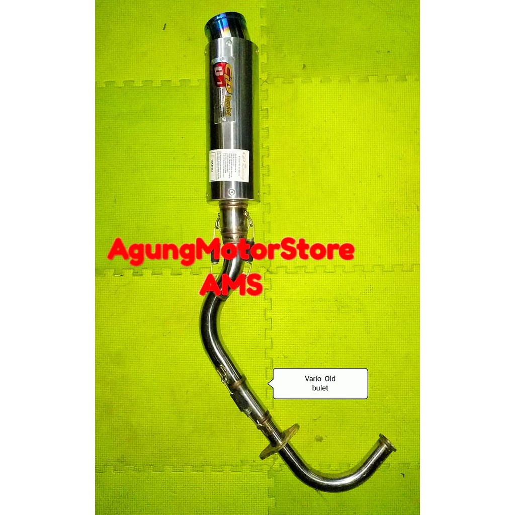 KNALPOT RACING HONDA VARIO OLD Merk CLD C1 Model BULAT