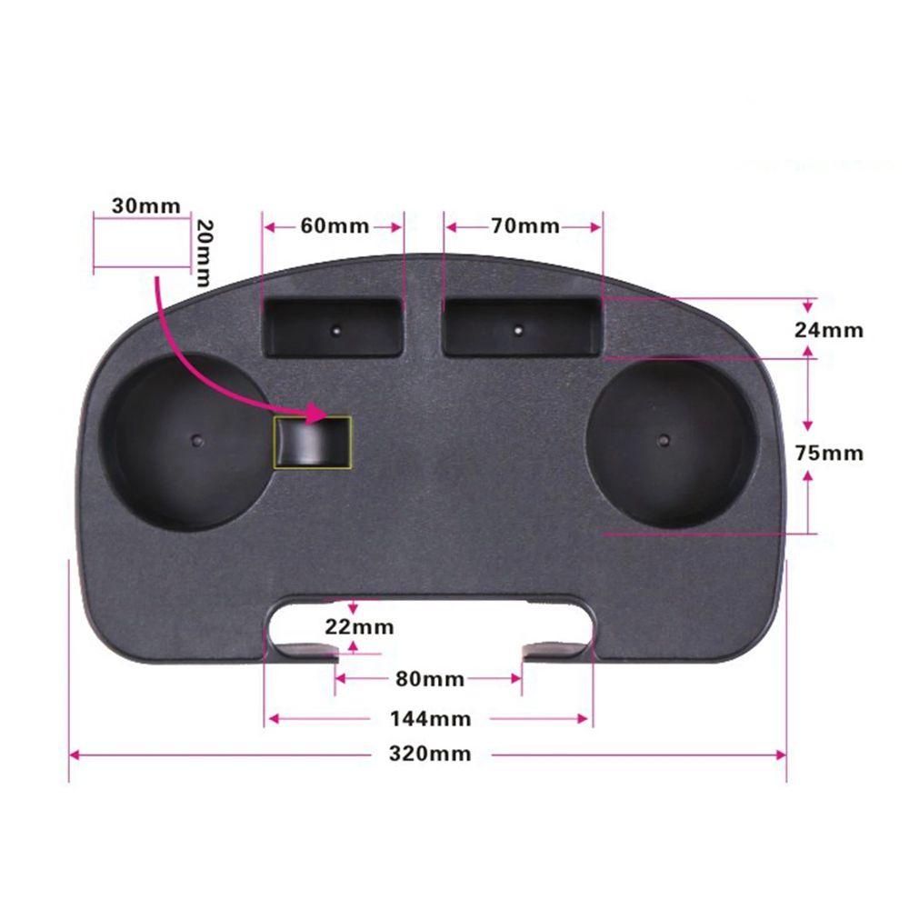 Nampan Minuman Agustina Portable Aksesoris Pantai Memancing Rekreasi Kursi Cups Holder Standing