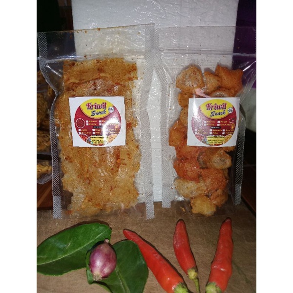 

kripca somay mini pedes daun jeruk paket 3 bungkus