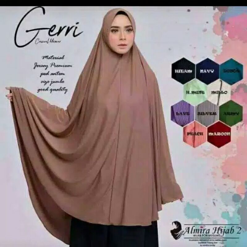 Jilbab instant/HIJAB jumbo umroh //bahan jersy ped antem JERSEY PREMIUM