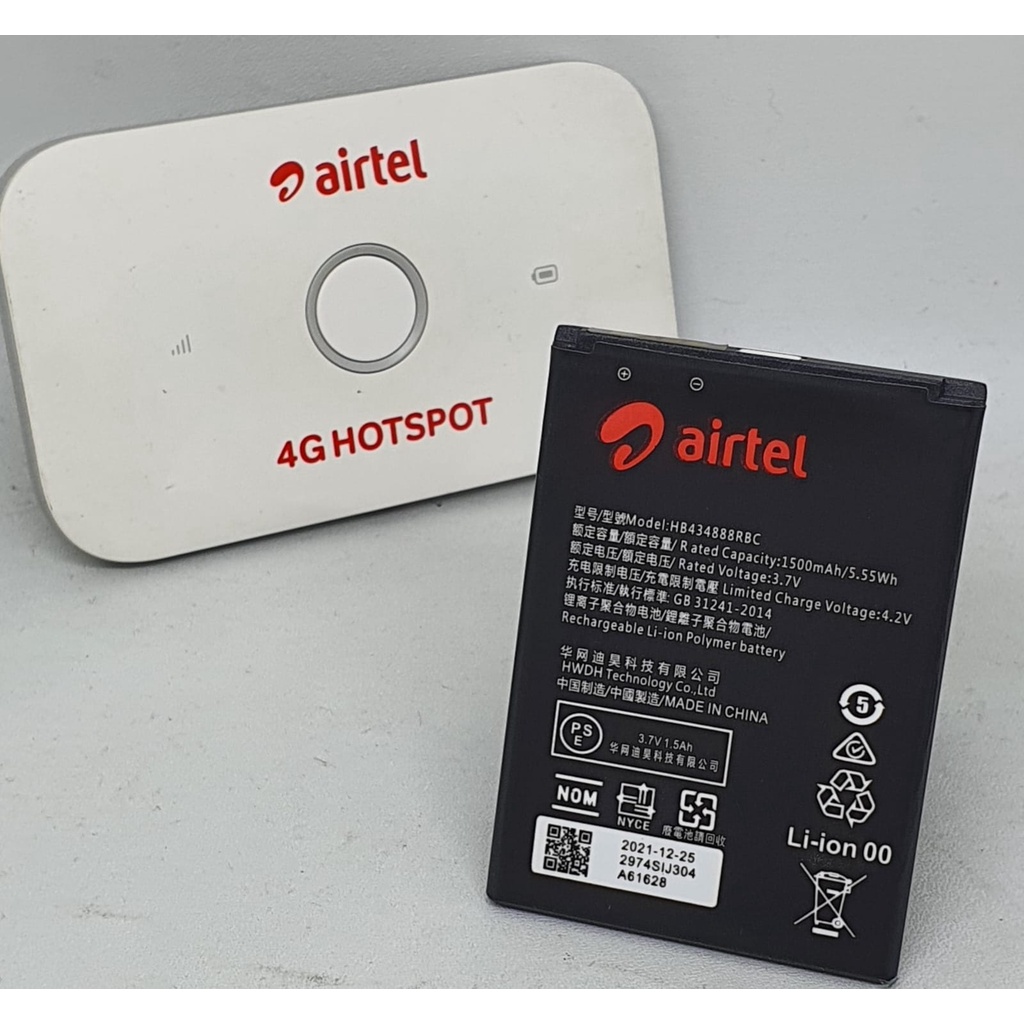 Battery Mifi Airtel E5573 E5576 E5577 E5673 Modem Wifi 4G Lte kapasitas 1500mAh