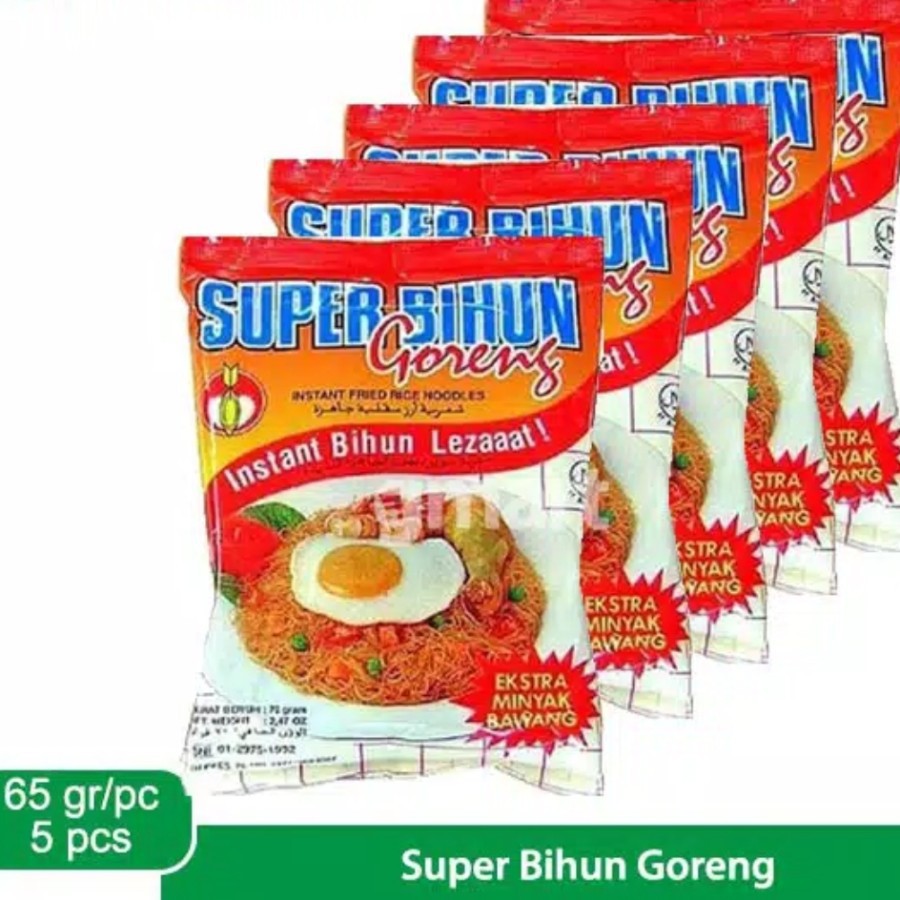 

SUPER BIHUN GORENG BIHUN INSTAN 70G ISI 5PC