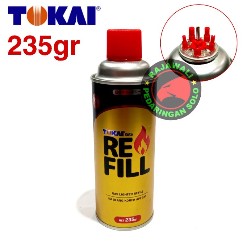 TOKAI ISI ULANG KOREK API GAS TOKAI GAS REFILL 235gr Gas Isi ulang Korek Api Gas Tokai