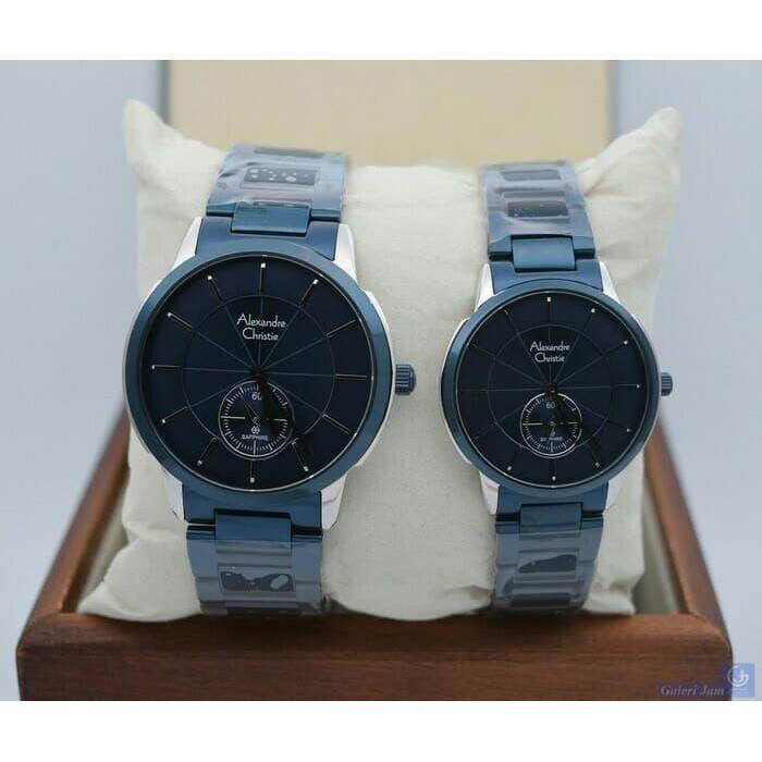 Terpopuler Jam Tangan Alexandre Christie Ac 8546 Couple Original Murah