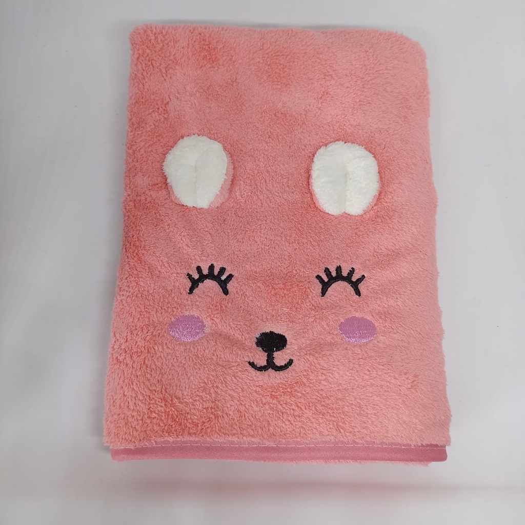 Handuk Bayi Microfiber Premium REALPICT / Handuk Anak Premium Motif Hewan Kualitas Import 50 X 100 cm-SALEM