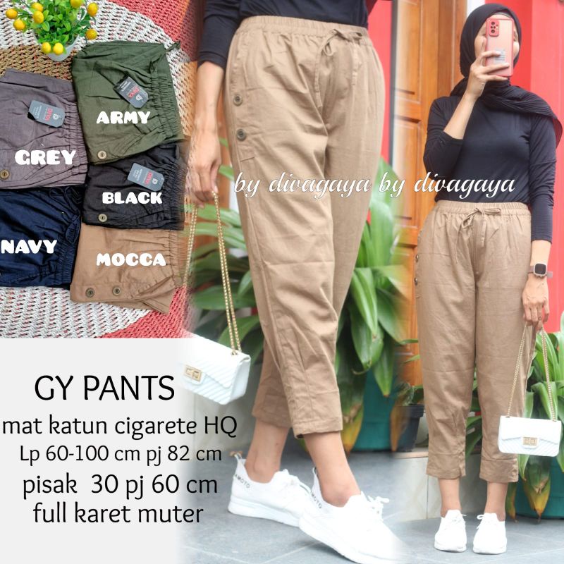 CELANA PANTS KANCING SAMPING ORI