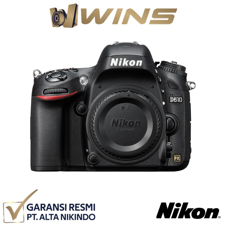 Nikon D610 Body Only Free Battery Grip + EN-EL15B + SDHC 16GB+ Tas Kamera Garansi Resmi 1 Tahun