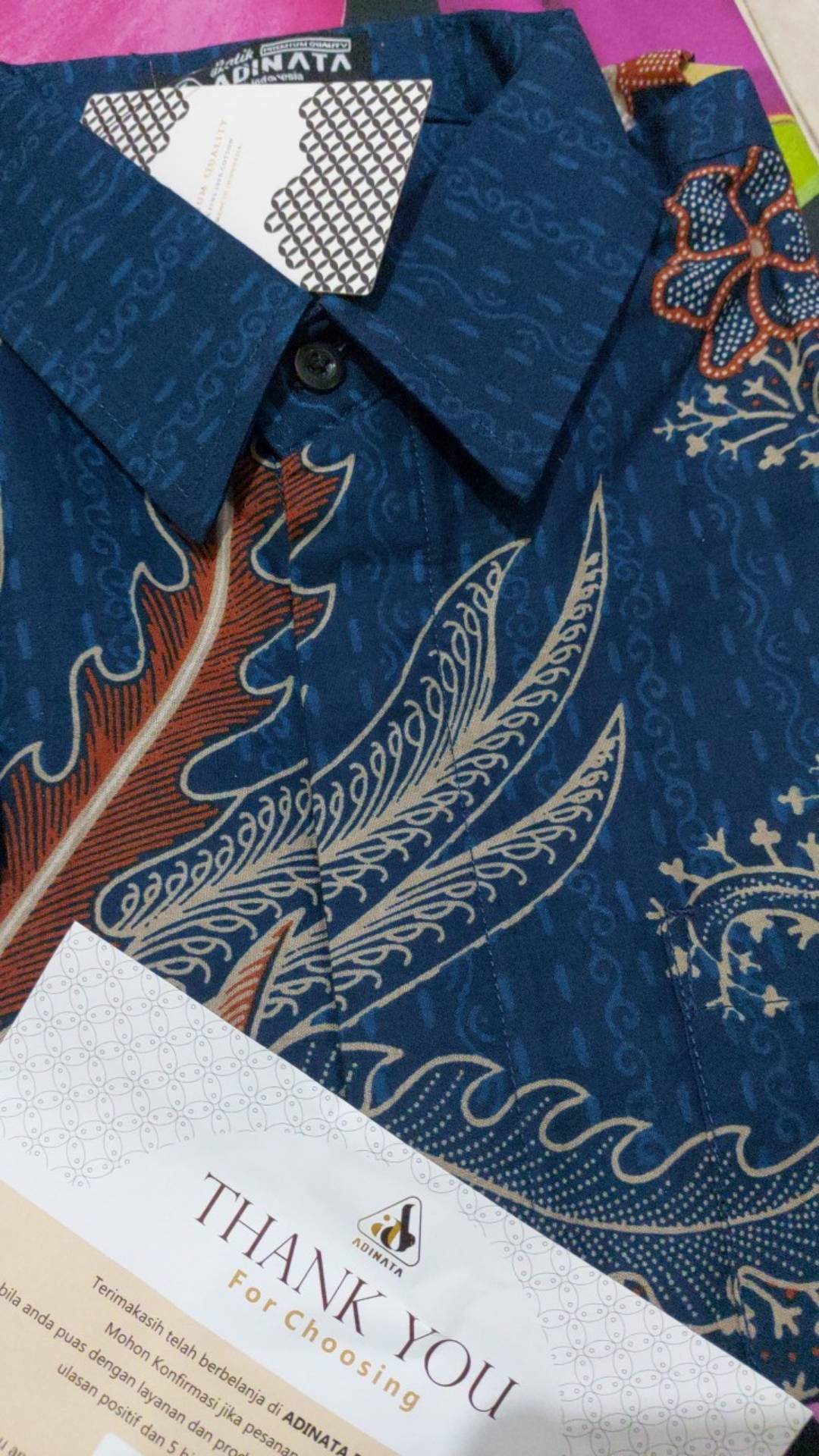 Kemeja Panjang Adinata Batik Adam