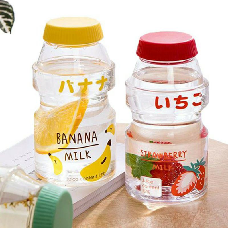 BOTOL MINUM FRUIT BENING UNIK LUCU BOTOL MINUM ALA KOREA 480 ml