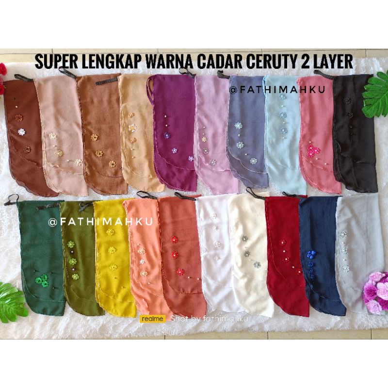 Cadar Lepas Ceruty babydoll Bunga Cantik Viral/Cadar 2 Layer Termurah