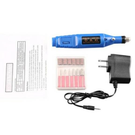 【ORI】 Bor Ukir kikir mini grinder DC alat Ukir set lengkap Alat ukir Bor mini gerinda Manicure nail