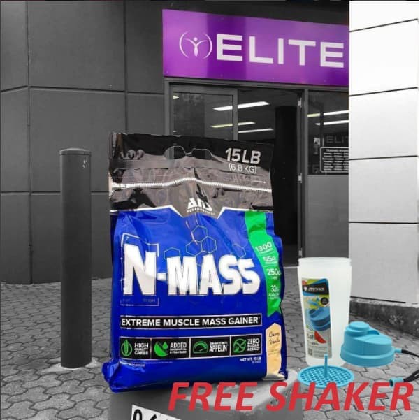 Suplemen Fitness ANS N Mass 2 lbs NMass Weight Gainer Whey Eceran