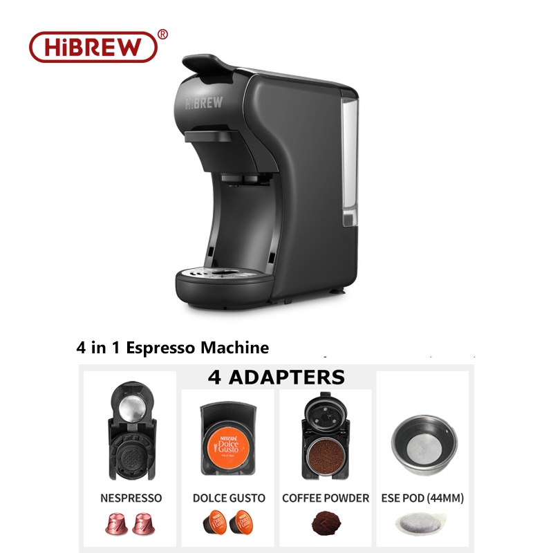 Jual HIBREW 4 in 1 Multiple Capsule Espresso Machine Untuk Nestle Dolce Gusto Nespresso K Cup