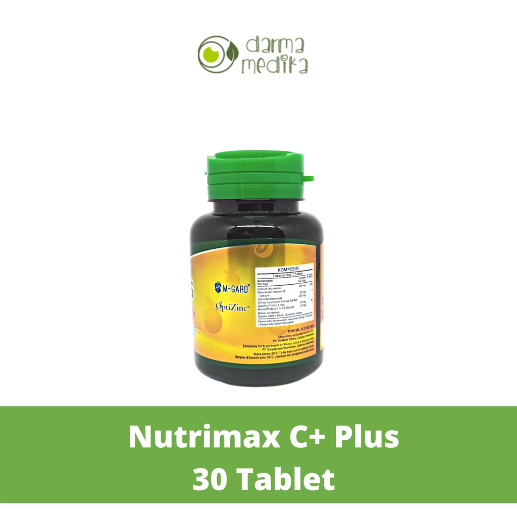 Nutrimax C Plus Vitamin C Daya Tahan Tubuh