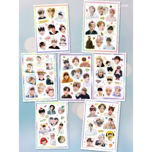

Sticker Aesthetic K-Pop BTS2 Cocok Untuk Jurnal, HP, Laptop dan Media tempel Lainnya.