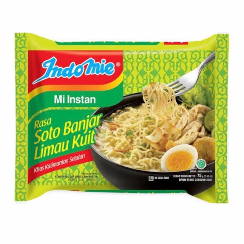 

Indomie soto banjar limau kuit