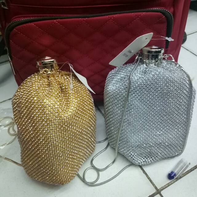 Tas pesta tas bling model botol lucu tas persta 10999