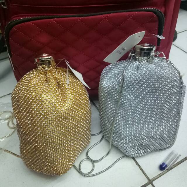 Tas pesta tas bling model botol lucu tas persta 10999