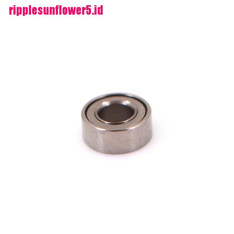 10pcs MR63ZZ Bola Bearing Mini Bahan Baja Ukuran 3x6 X 2.5mm