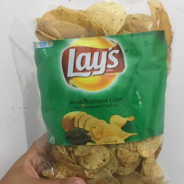 

Lays rumput laut 250gr/ Snack Repack/ Snack kiloan/ Snack murah