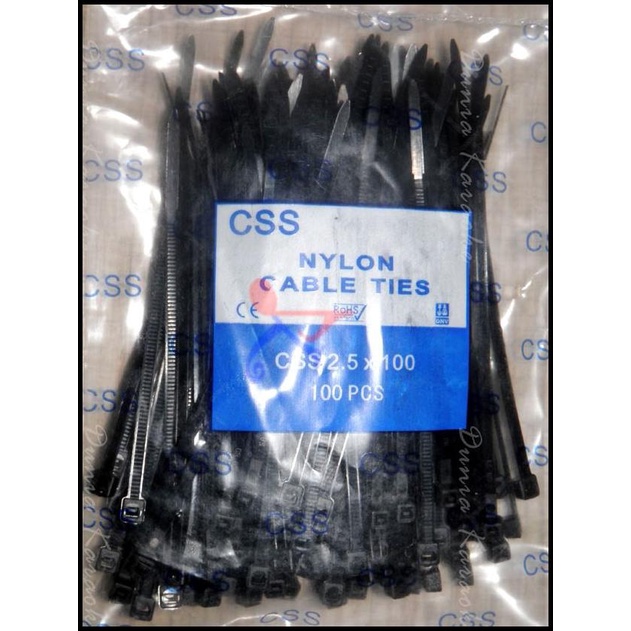 

Kabeltis 10 Cm Hitam Black Kabelties Cable Tie Tali Plastik Kabel 10Cm