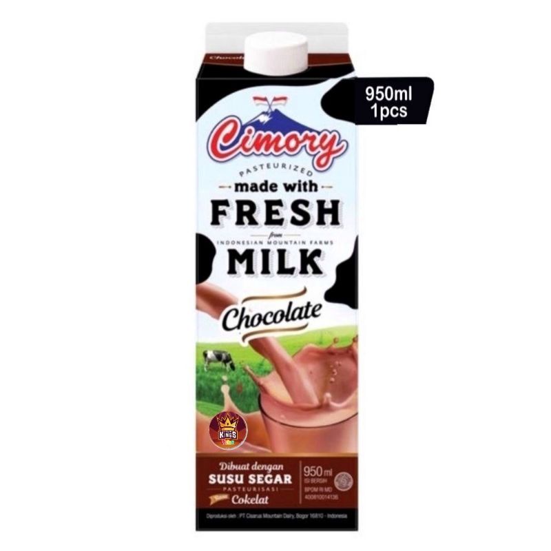

Cimory Fresh Milk Plain 950ml Chocolate || Kurir Instan Express | SameDay Grab | Gojek