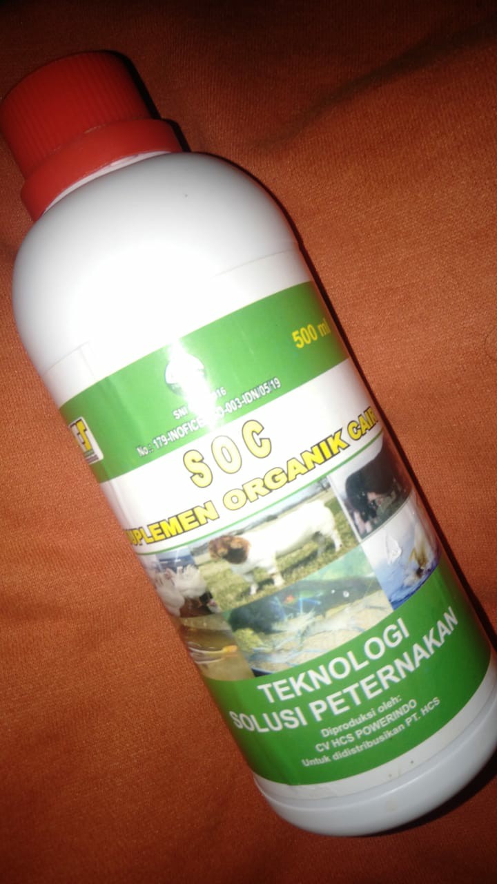Soc Hcs Original 100% Suplrmen Ternak Fermentasi Pakan Ternak Vitamin Hewan
