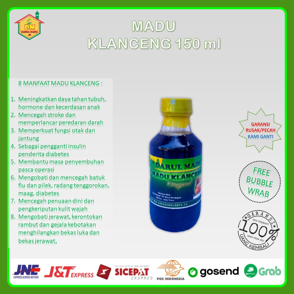 

Darul Madu - Madu Murni Original - Madu Randu 150 ml