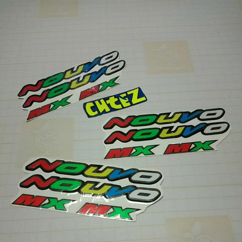 Stiker motor Nouvo Mx