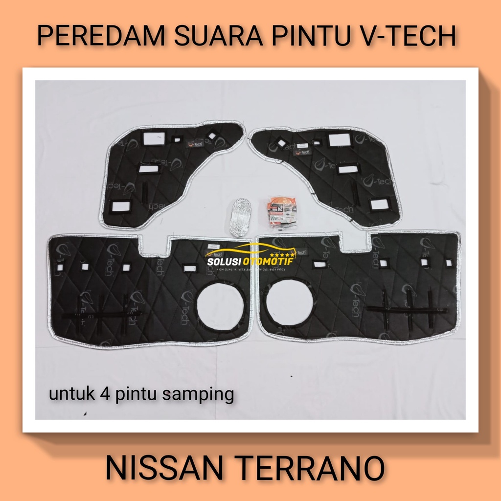 NISSAN TERRANO KINGSROAD GRANDROAD SPIRIT Peredam Suara Pintu Aksesoris Mobil  VTECH Ori Plug N Play