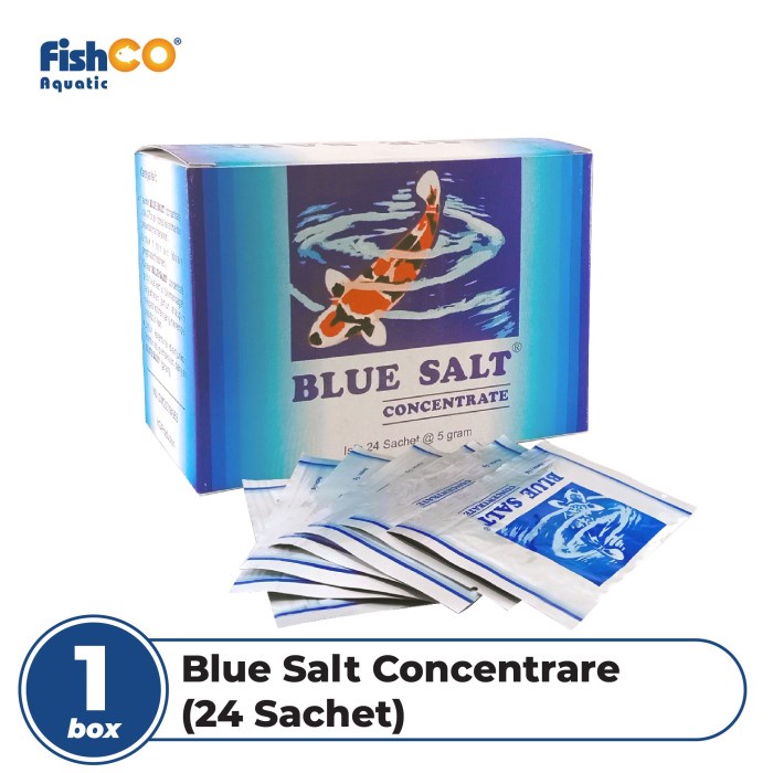 Blue Salt Concentrate Garam Biru Ikan 1 box isi 24 Sachet