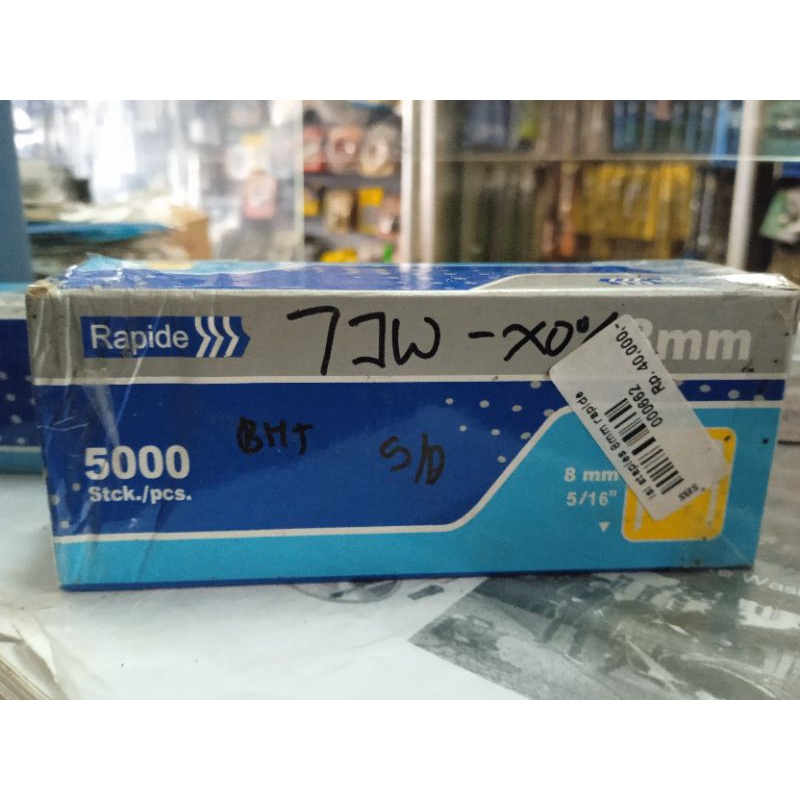 

Isi staples type "U" 8mm Rapide