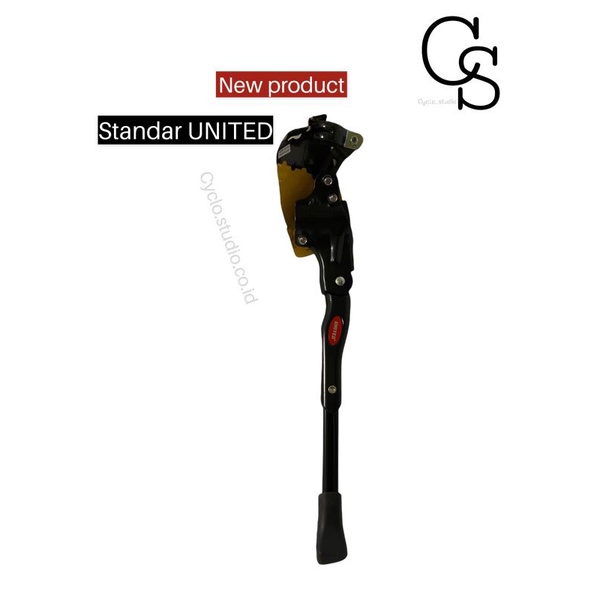 Standar Samping Jagang Sepeda 24 26 27.5 Inch Adjustable United KXY 1315 Alloy