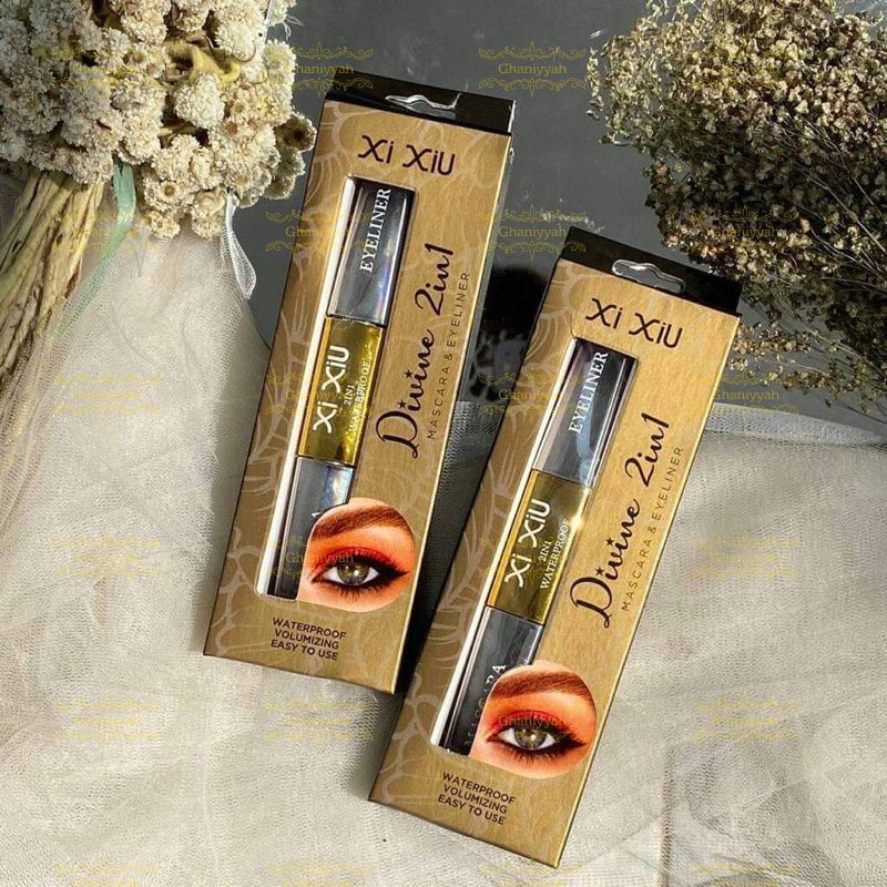 Xi Xiu Divine Gold 2 in 1 Maskara &amp; Eyeliner || Divine 2in1 || Maskara Xii Xiu 2in1