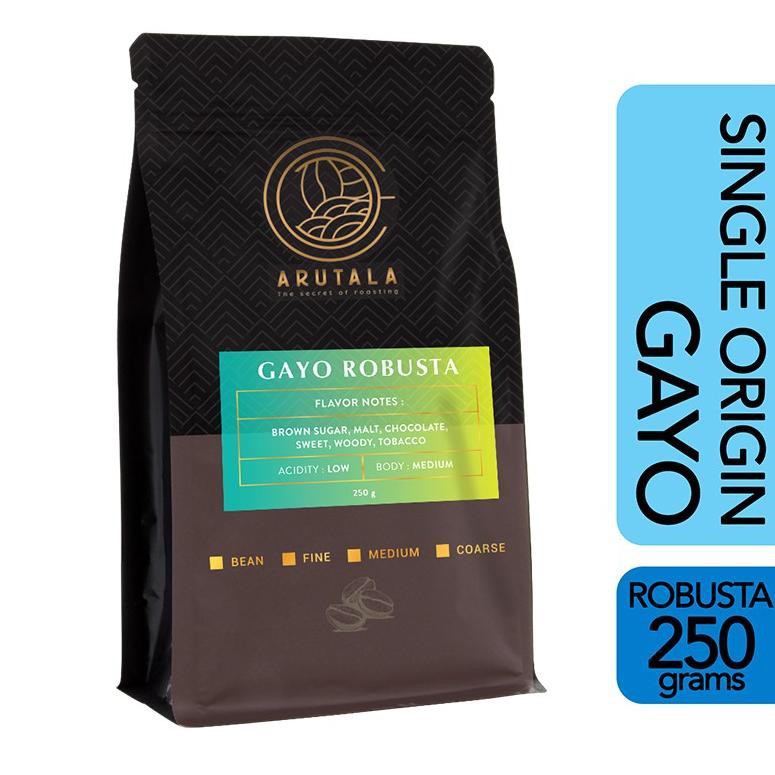 

SILAHKAN BELI!!! ARUTALA Kopi Gayo Alur Badak Robusta Coffee 250 gram