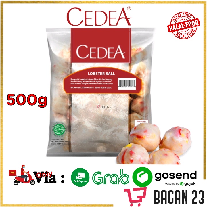 Cedea Baso Ikan Lobster (500gr) / Bakso Ikan Frozen Food / Bacan23 - Bacan 23