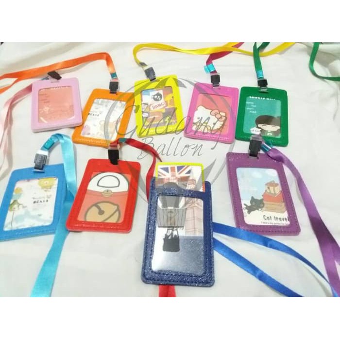 

ID Card Holder Kulit / Gantung ID Card / Tempat Name Tag/ Tali ID Card
