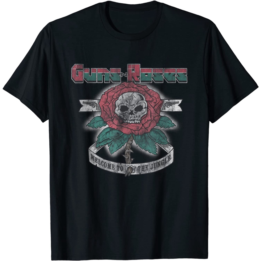 Baju Kaos Pria Guns N' Roses Official 1987 Welcome To The Jungle- Size USA : S-XXL