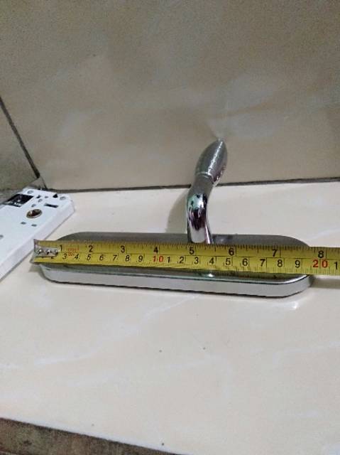 Handle pintu sedang kunci pintu tanggung komplit 20cm