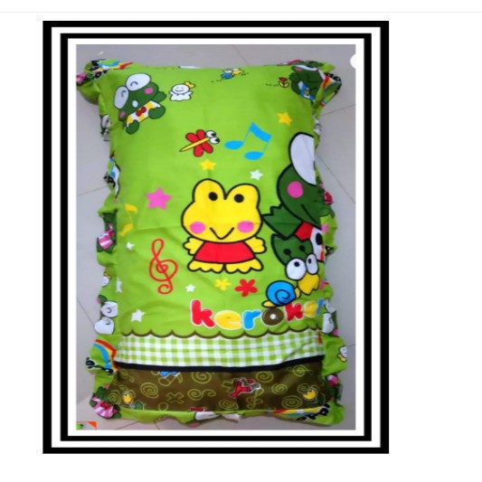 Barnik88 Sarung Bantal Cinta Rumbai Halus &amp; Tebal Premium Sarung Bantal Motif Karakter Lucu