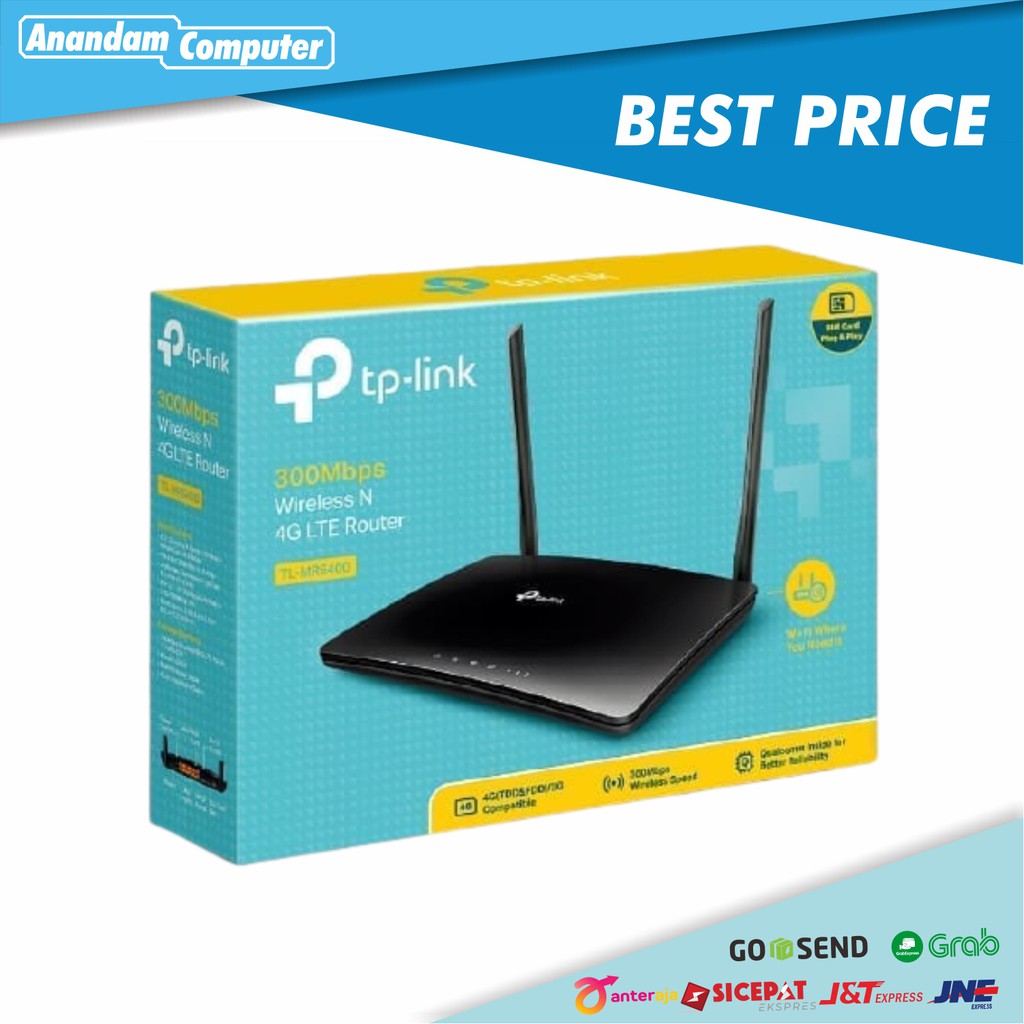 TP-LINK TL-MR6400 300 Mbps Wireless N 4G LTE Router